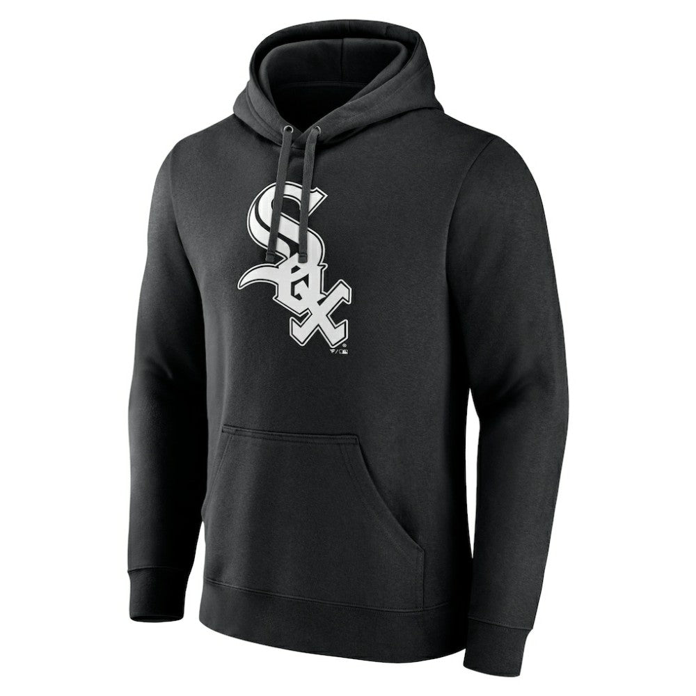 Chicago White Sox Monochrome Personalized Name & Number Pullover Hoodie - MLB Hoodies