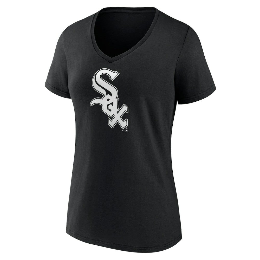 Chicago White Sox Women's Monochrome Personalized Name & Number V-Neck T-Shirt - MLB T-shirts