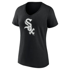 Chicago White Sox Women's Monochrome Personalized Name & Number V-Neck T-Shirt - MLB T-shirts