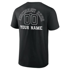 Cincinnati Reds Monochrome Personalized Name & Number T-Shirt - MLB T-shirts