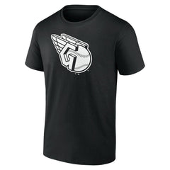 Cleveland Guardians Monochrome Personalized Name & Number T-Shirt - MLB T-shirts