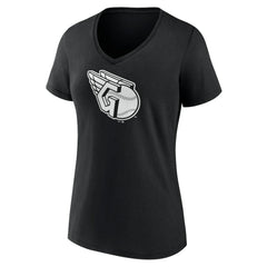 Cleveland Guardians Women's Monochrome Personalized Name & Number V-Neck T-Shirt - MLB T-shirts