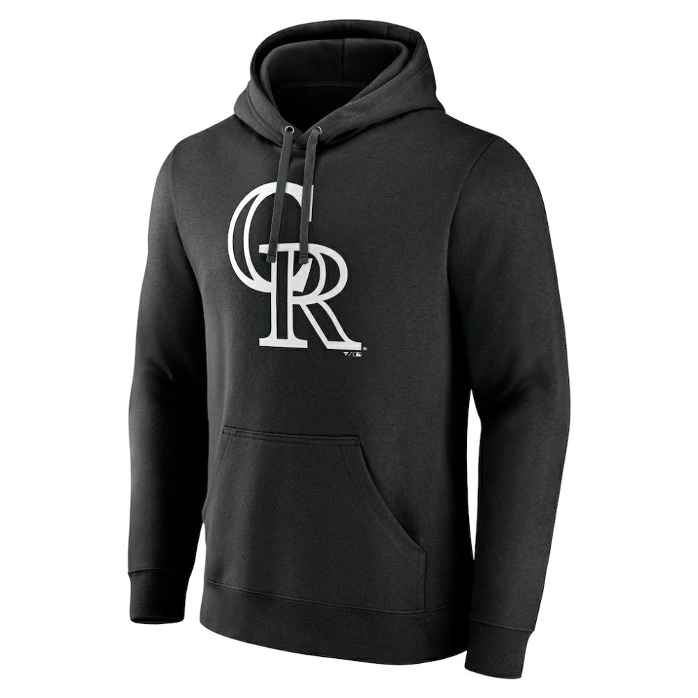 Colorado Rockies Monochrome Personalized Name & Number Pullover Hoodie - MLB Hoodies