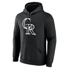 Colorado Rockies Monochrome Personalized Name & Number Pullover Hoodie - MLB Hoodies