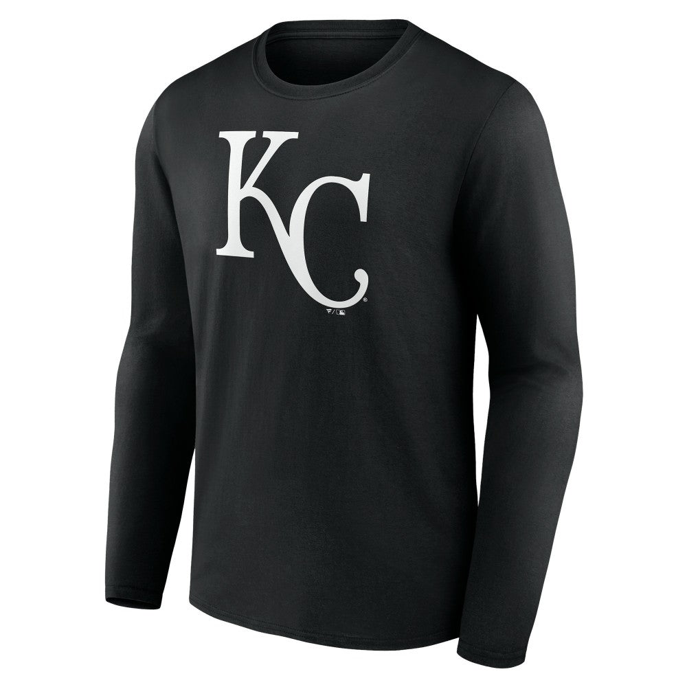 Kansas City Royals Monochrome Personalized Name & Number Long Sleeve T-Shirt - MLB T-shirts