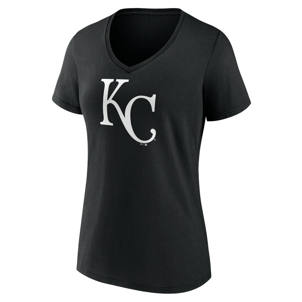 Kansas City Royals Women's Monochrome Personalized Name & Number V-Neck T-Shirt - MLB T-shirts