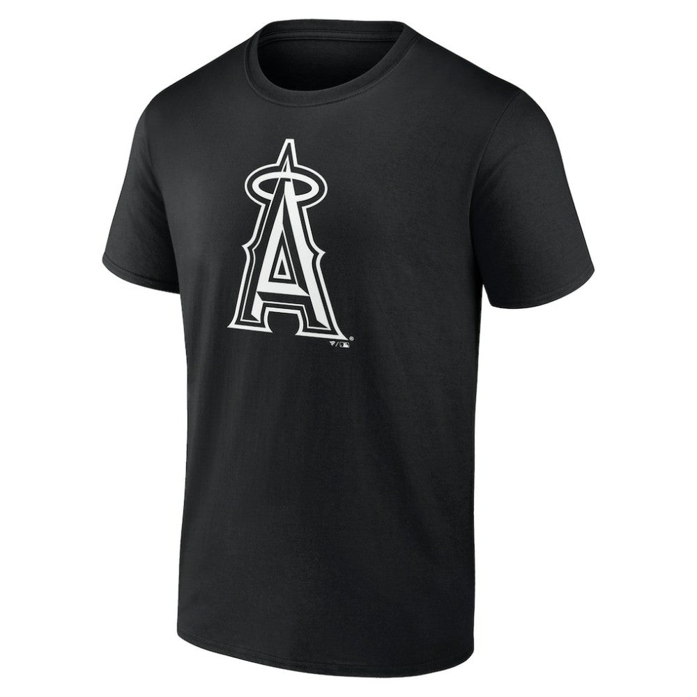 Los Angeles Angels Monochrome Personalized Name & Number T-Shirt - MLB T-shirts