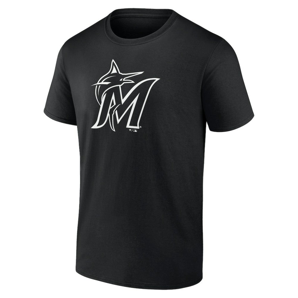 Miami Marlins Monochrome Personalized Name & Number T-Shirt - MLB T-shirts