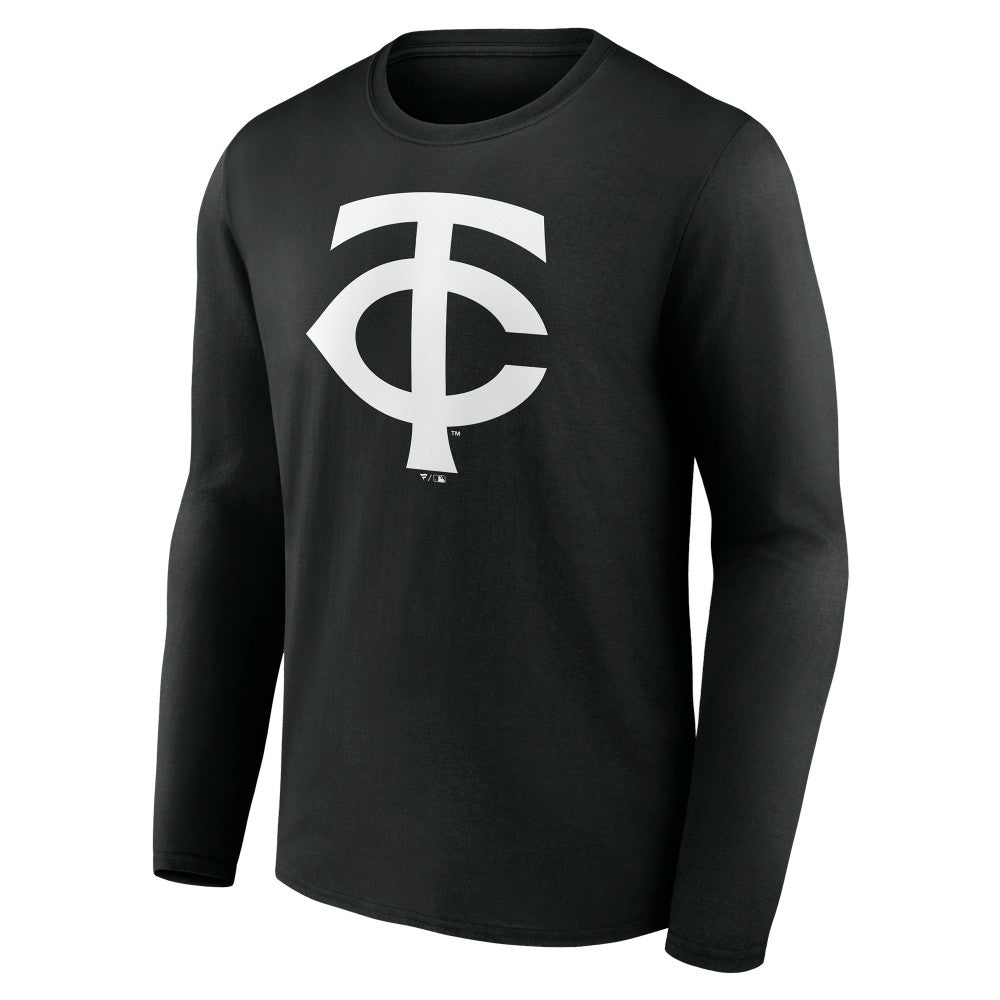Minnesota Twins Monochrome Personalized Name & Number Long Sleeve T-Shirt - MLB T-shirts