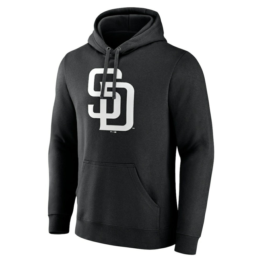 San Diego Padres Monochrome Personalized Name & Number Pullover Hoodie - MLB Hoodies