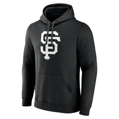 San Francisco Giants Monochrome Personalized Name & Number Pullover Hoodie - MLB Hoodies