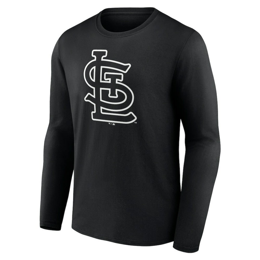 St. Louis Cardinals Monochrome Personalized Name & Number Long Sleeve T-Shirt - MLB T-shirts
