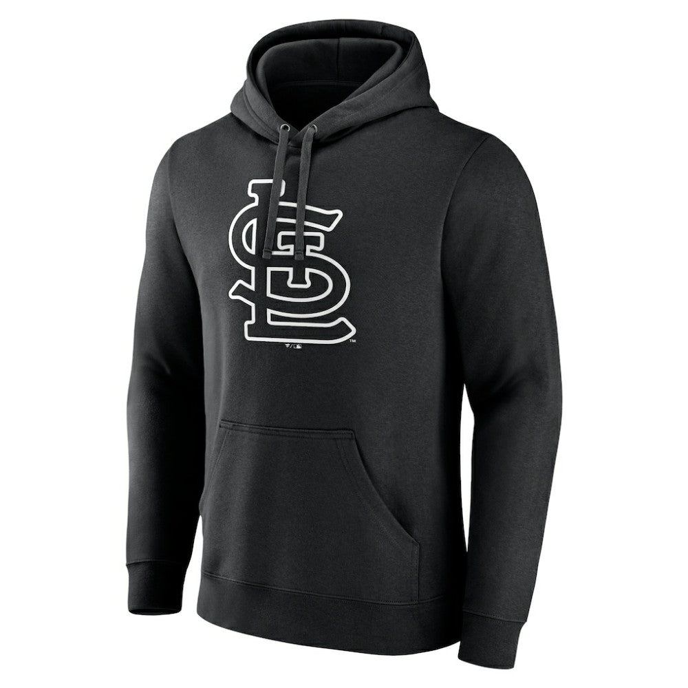 St. Louis Cardinals Monochrome Personalized Name & Number Pullover Hoodie - MLB Hoodies