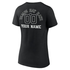 Tampa Bay Rays Women's Monochrome Personalized Name & Number V-Neck T-Shirt - MLB T-shirts
