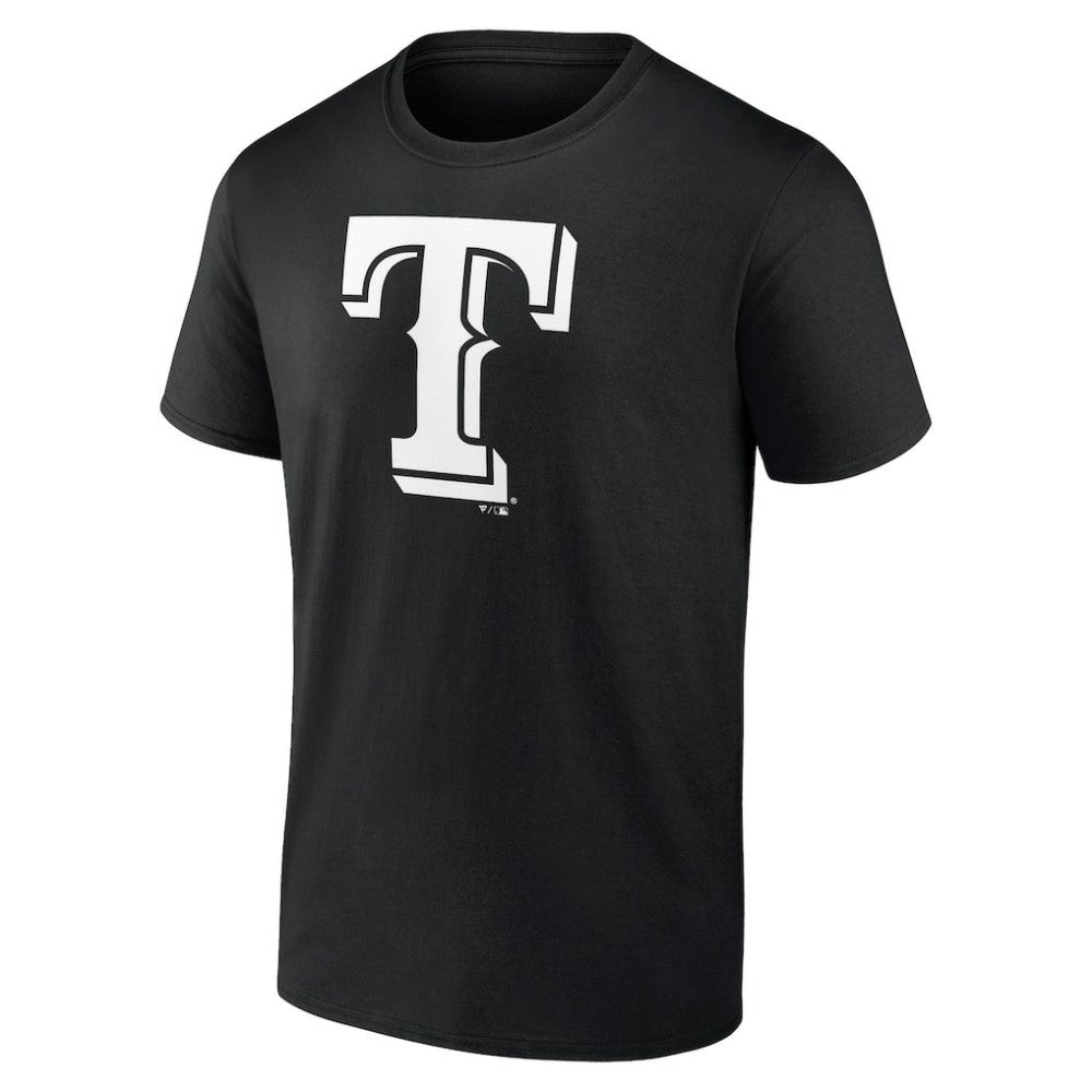 Texas Rangers Monochrome Personalized Name & Number T-Shirt - MLB T-shirts