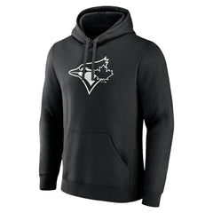 Toronto Blue Jays Monochrome Personalized Name & Number Pullover Hoodie - MLB Hoodies