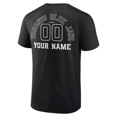 Toronto Blue Jays Monochrome Personalized Name & Number T-Shirt - MLB T-shirts