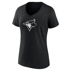 Toronto Blue Jays Women's Monochrome Personalized Name & Number V-Neck T-Shirt - MLB T-shirts
