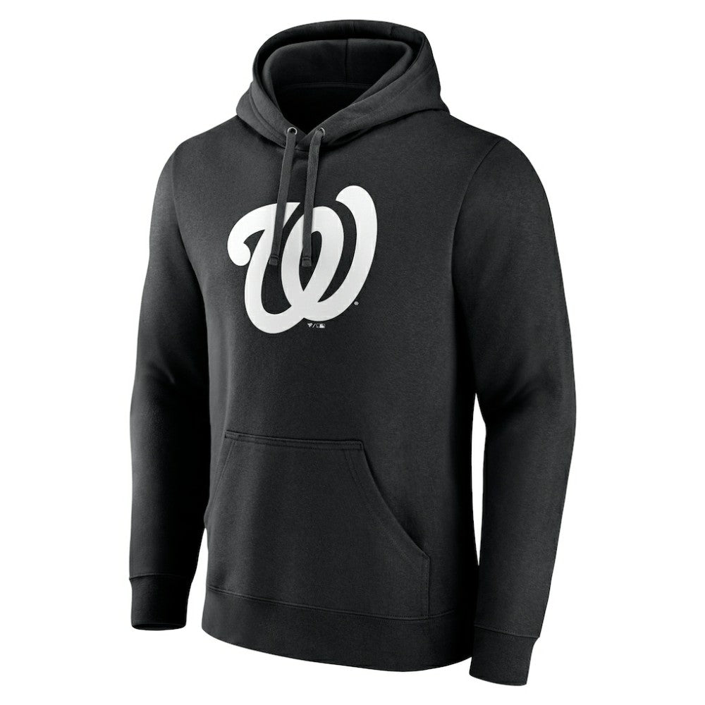 Washington Nationals Monochrome Personalized Name & Number Pullover Hoodie - MLB Hoodies