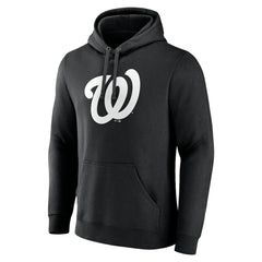 Washington Nationals Monochrome Personalized Name & Number Pullover Hoodie - MLB Hoodies