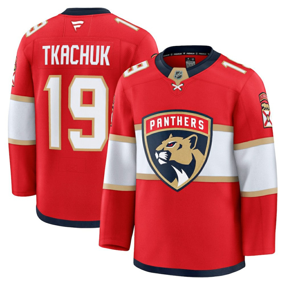 Matthew Tkachuk Florida Panthers Fanatics Home Premium Jersey -  NHL Jerseys