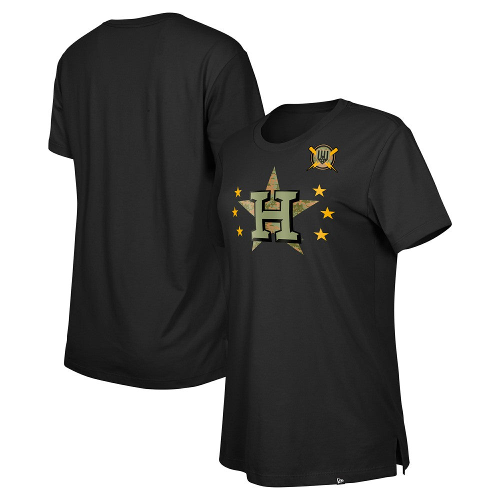 Houston Astros New Era Women's Armed Forces Day T-Shirt - MLB T-shirts