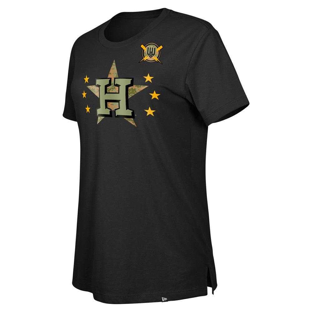 Houston Astros New Era Women's Armed Forces Day T-Shirt - MLB T-shirts