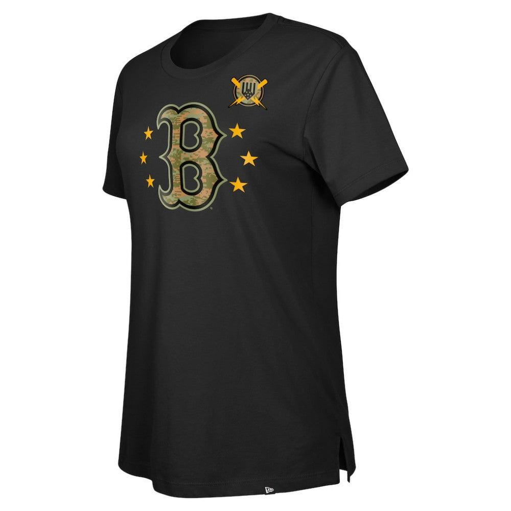 Boston Red Sox New Era Women's Armed Forces Day T-Shirt - MLB T-shirts