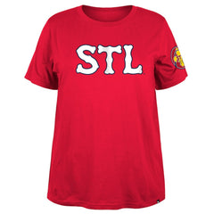 St. Louis Cardinals New Era Women's 2024 City Connect Plus Size T-Shirt - MLB T-shirts