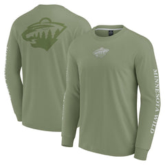 Minnesota Wild Fanatics Elements Strive Long Sleeve T-Shirt -  NHL T-shirts