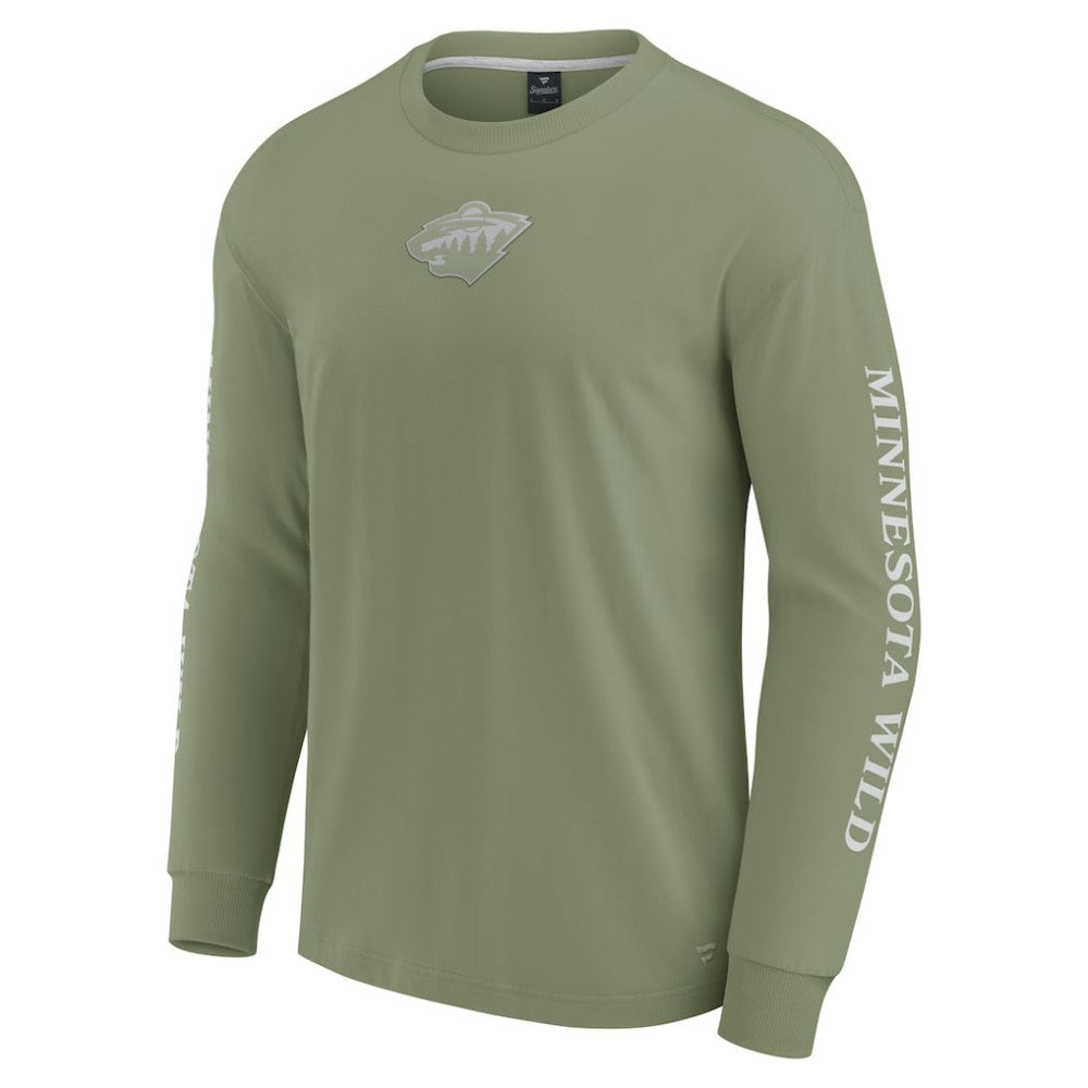 Minnesota Wild Fanatics Elements Strive Long Sleeve T-Shirt -  NHL T-shirts