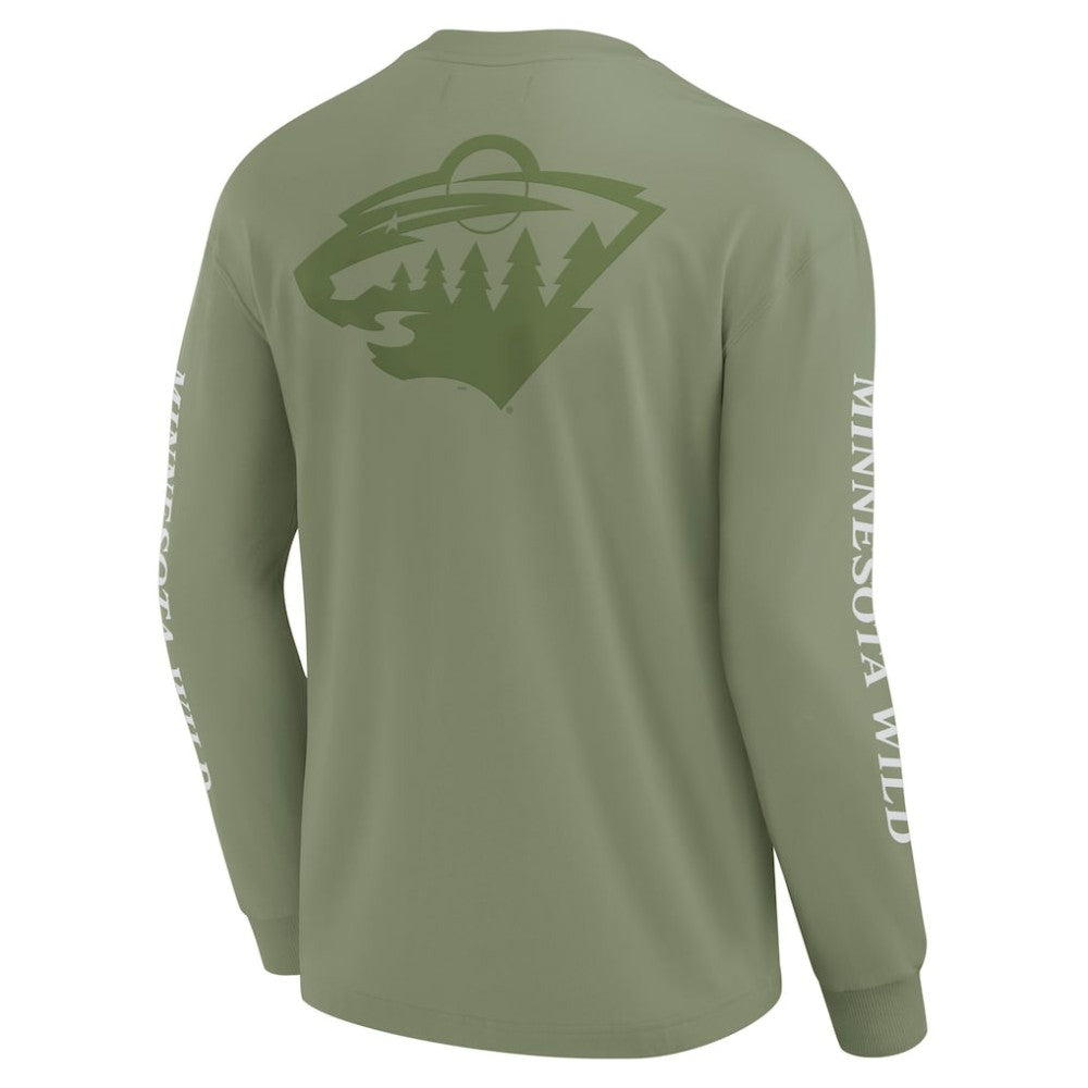 Minnesota Wild Fanatics Elements Strive Long Sleeve T-Shirt -  NHL T-shirts