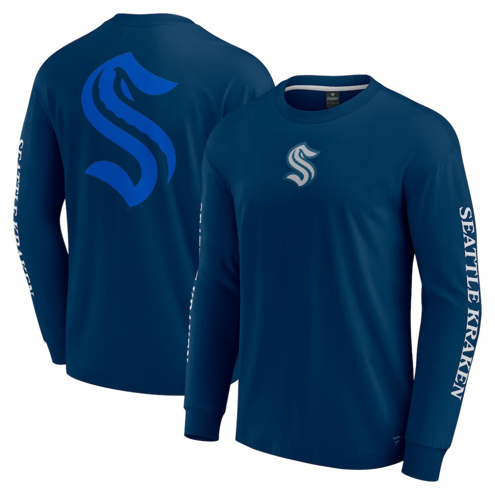 Seattle Kraken Fanatics Elements Strive Long Sleeve T-Shirt -  NHL T-shirts