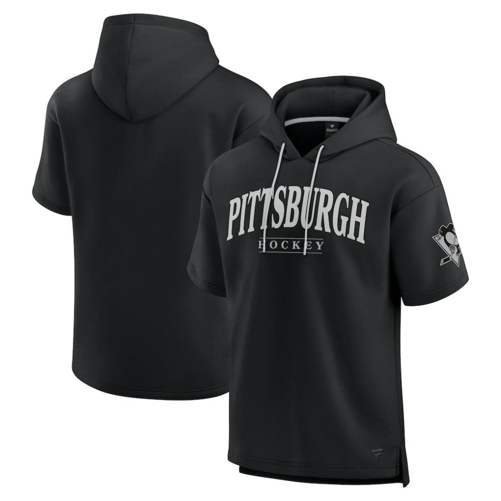 Pittsburgh Penguins Fanatics Elements Ready Short Sleeve Pullover Hoodie -  NHL Hoodies