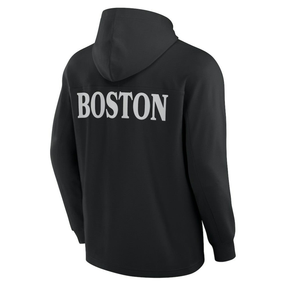 Boston Bruins Fanatics Elements Blaze Tri-Blend Long Sleeve Hoodie T-Shirt -  NHL T-shirts