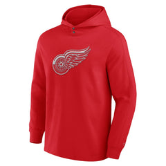 Detroit Red Wings Fanatics Elements Blaze Tri-Blend Long Sleeve Hoodie T-Shirt -  NHL T-shirts