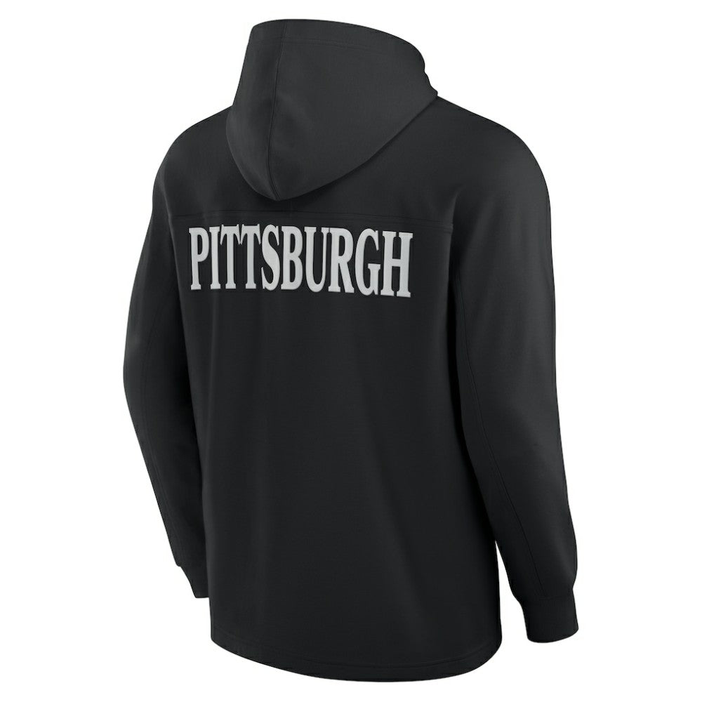 Pittsburgh Penguins Fanatics Elements Blaze Tri-Blend Long Sleeve Hoodie T-Shirt -  NHL T-shirts