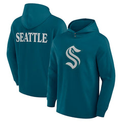 Seattle Kraken Fanatics Elements Blaze Tri-Blend Long Sleeve Hoodie T-Shirt -  NHL T-shirts