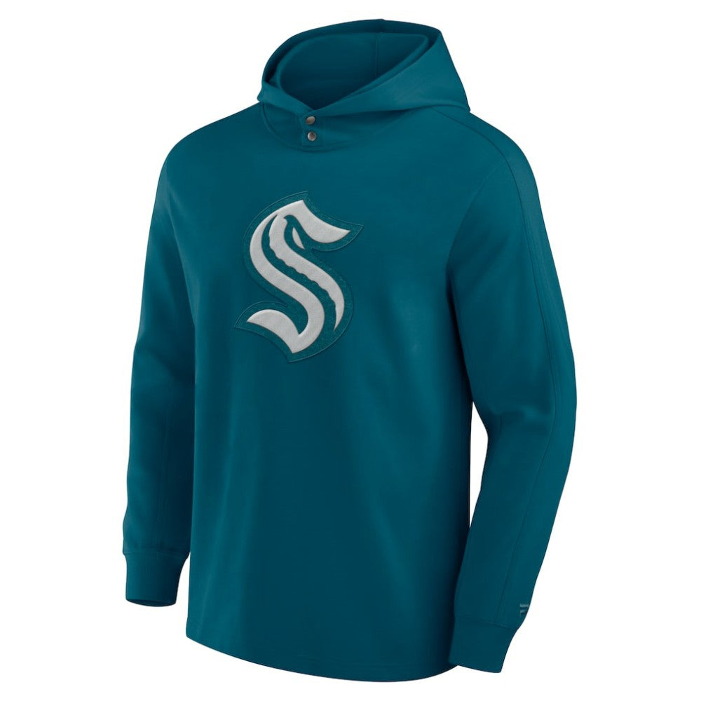 Seattle Kraken Fanatics Elements Blaze Tri-Blend Long Sleeve Hoodie T-Shirt -  NHL T-shirts