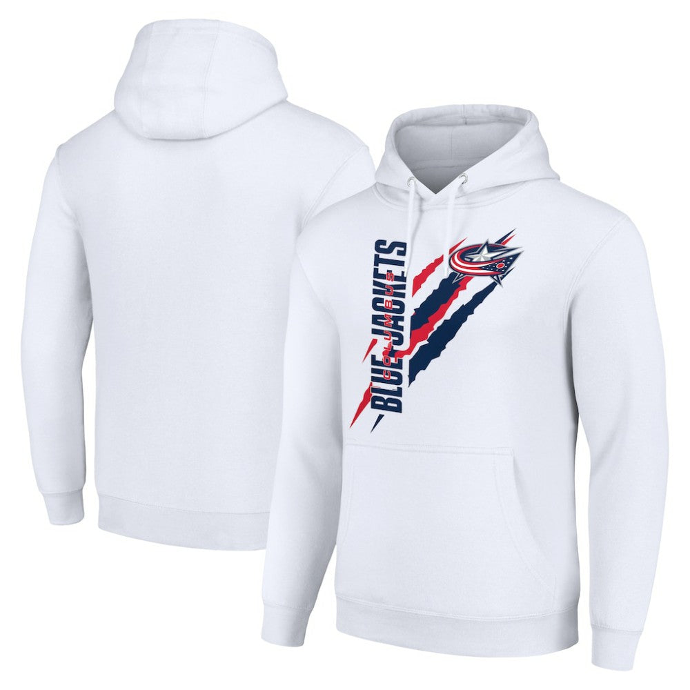 Columbus Blue Jackets Starter Color Scratch Fleece Pullover Hoodie -  NHL Hoodies