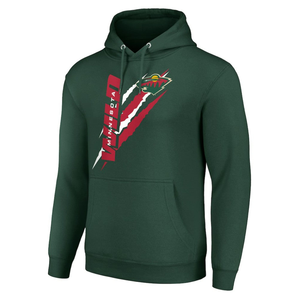 Minnesota Wild Starter Color Scratch Fleece Pullover Hoodie -  NHL Hoodies