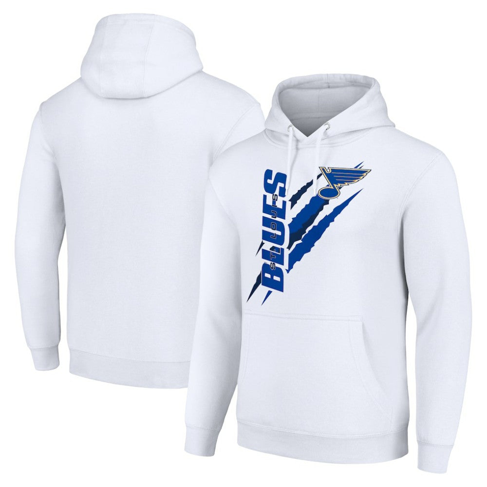 St. Louis Blues Starter Color Scratch Fleece Pullover Hoodie -  NHL Hoodies