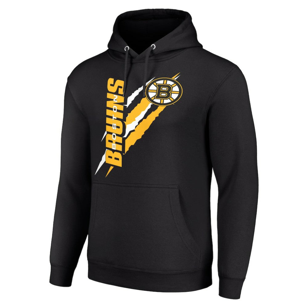 Boston Bruins Starter Color Scratch Fleece Pullover Hoodie -  NHL Hoodies