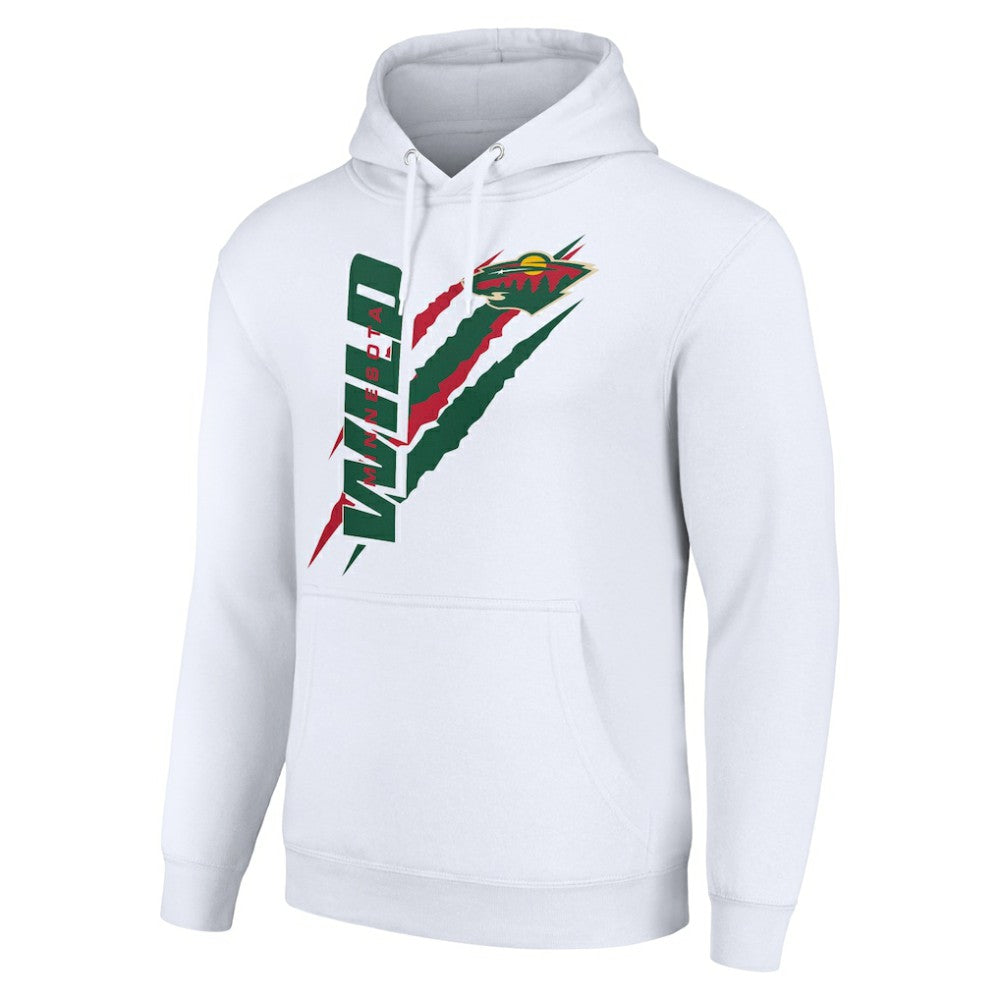 Minnesota Wild Starter Color Scratch Fleece Pullover Hoodie -  NHL Hoodies