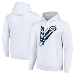 Winnipeg Jets Starter Color Scratch Fleece Pullover Hoodie -  NHL Hoodies