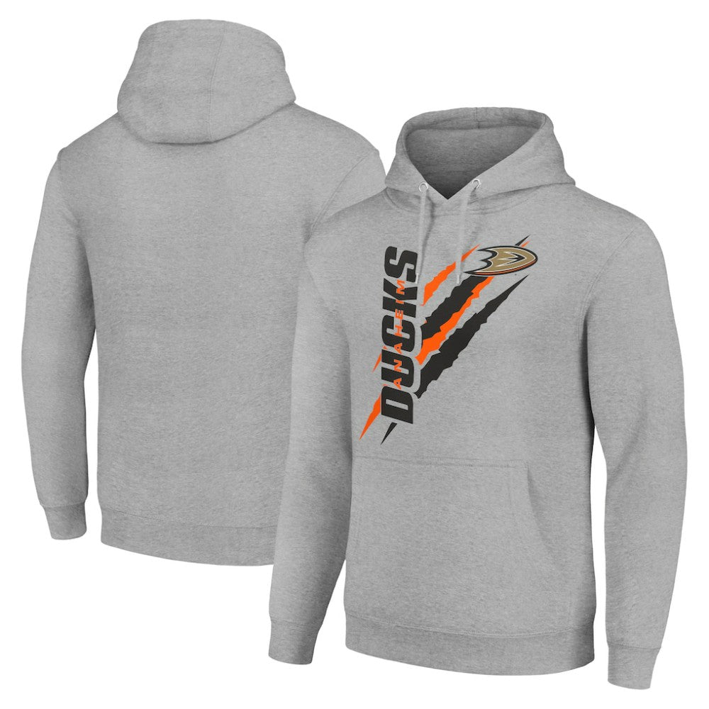 Anaheim Ducks Starter Color Scratch Fleece Pullover Hoodie -  NHL Hoodies
