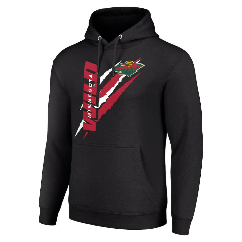 Minnesota Wild Starter Color Scratch Fleece Pullover Hoodie -  NHL Hoodies