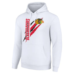 Chicago Blackhawks Starter Color Scratch Fleece Pullover Hoodie -  NHL Hoodies