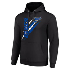 St. Louis Blues Starter Color Scratch Fleece Pullover Hoodie -  NHL Hoodies
