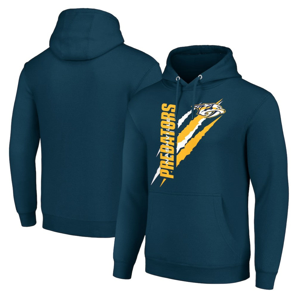 Nashville Predators Starter Color Scratch Fleece Pullover Hoodie -  NHL Hoodies
